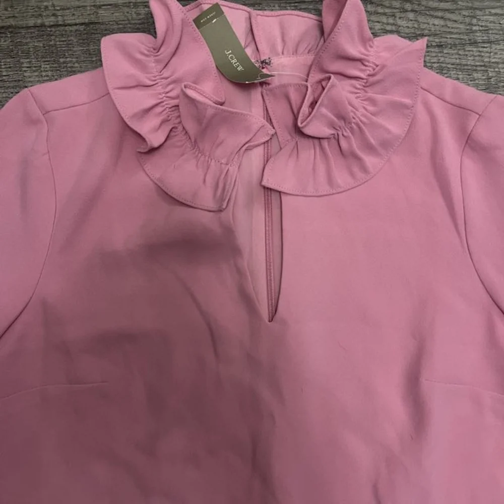 Pink Ruffled J Crew Dress - Picture 4 of 5